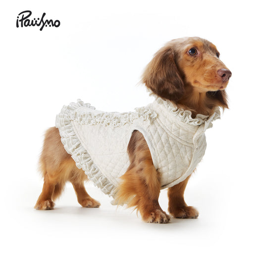 iPawsmo Diamond Quilted Puffer Vest for Dachshunds