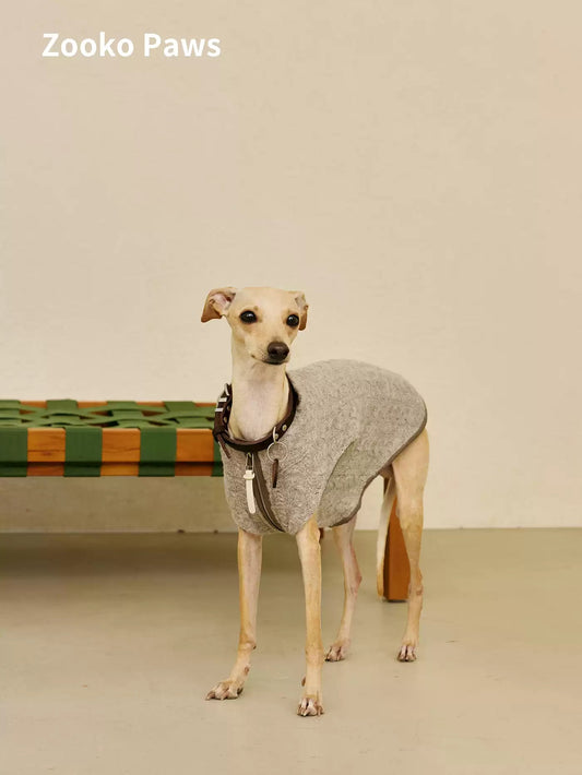 Wool Blend Knit Dog Vest photo 2