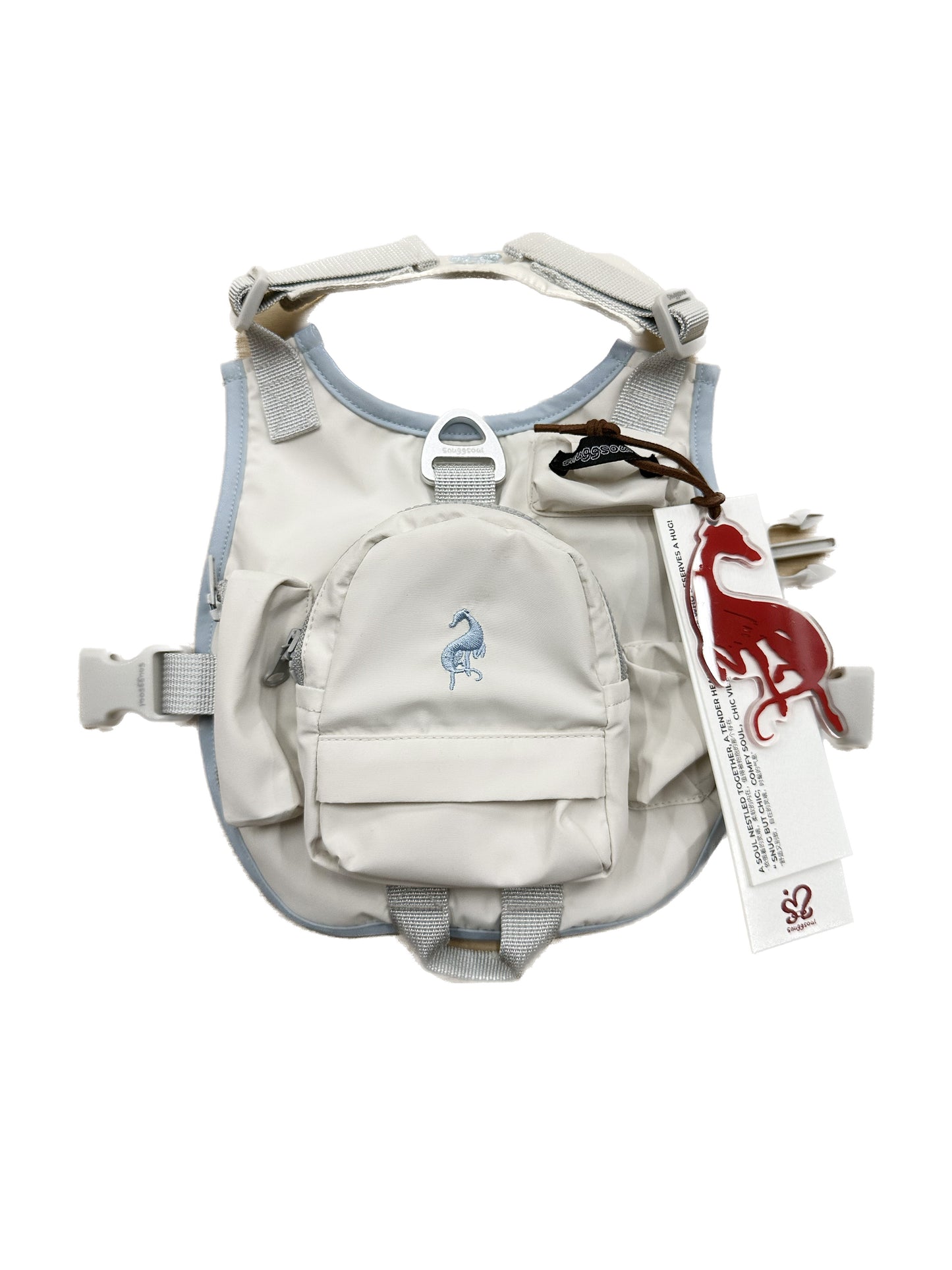 Outdoor Small Dog Harness Backpack