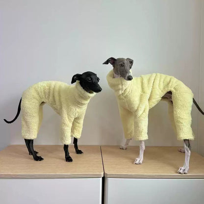 Double Fleece Four-Leg Dog Onesie photo 1