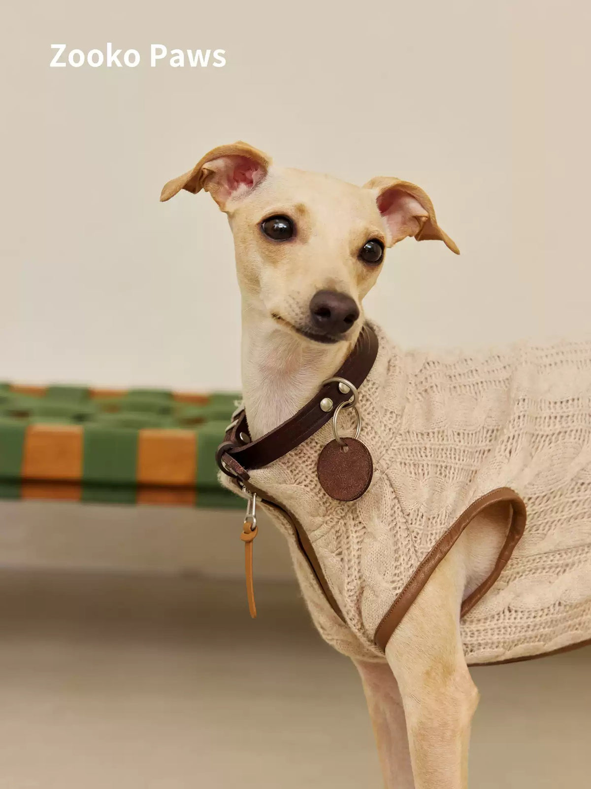 Wool Blend Knit Dog Vest photo 1