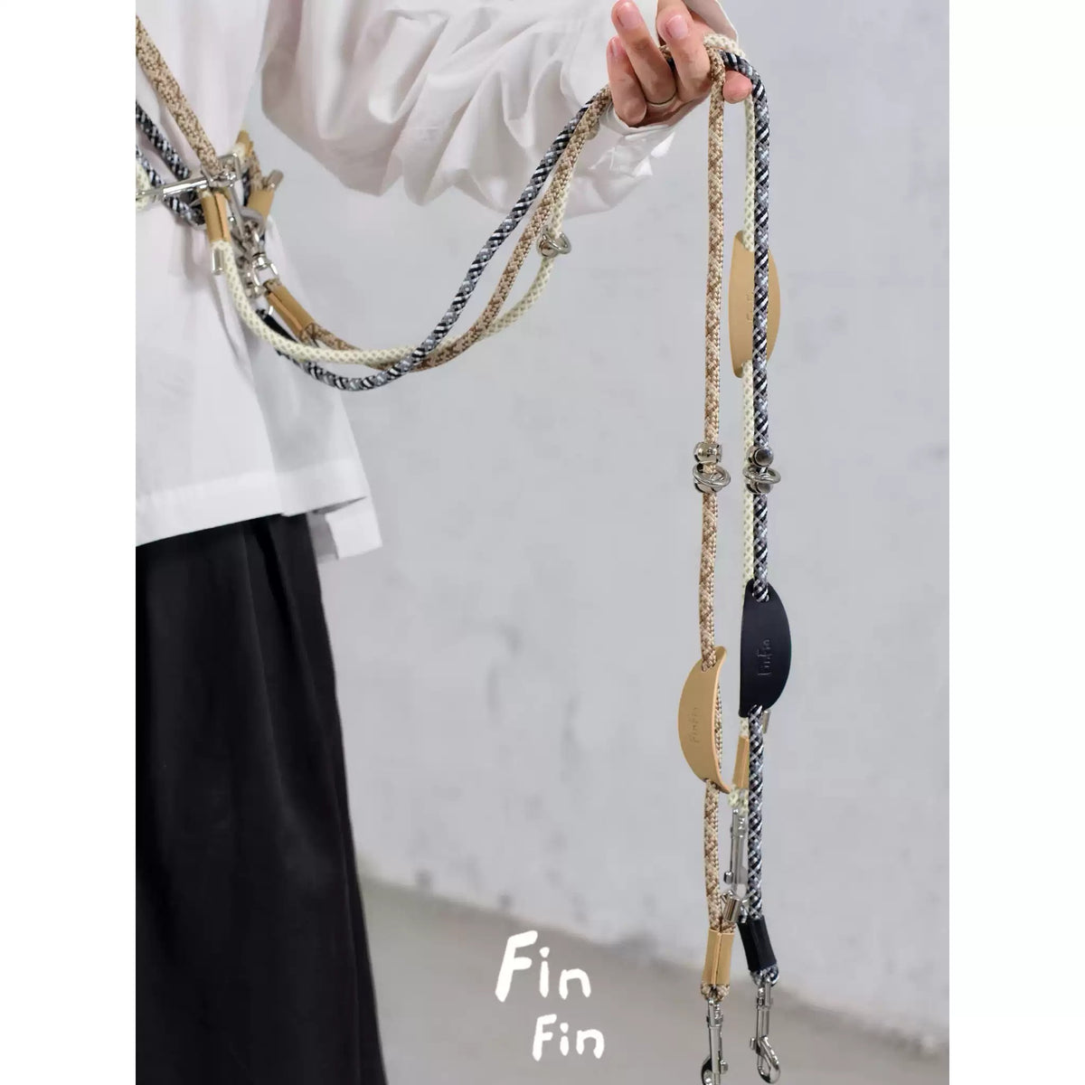 Braided Rope Dog Leash photo 1