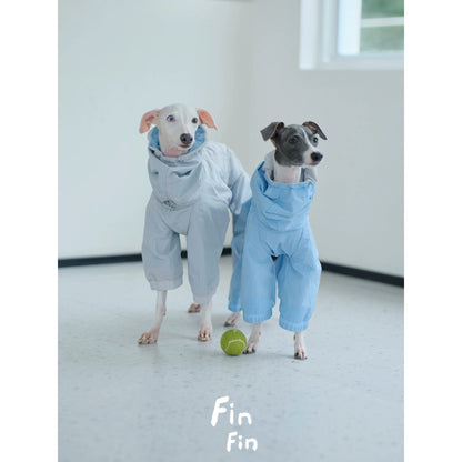 Reversible Dog Water Repellent Four-Legged Jacket