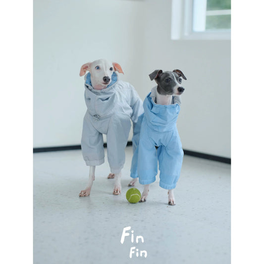 Reversible Dog Water Repellent Four-Legged Jacket