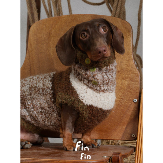 Whippet Dachshund Wool Blend Vest