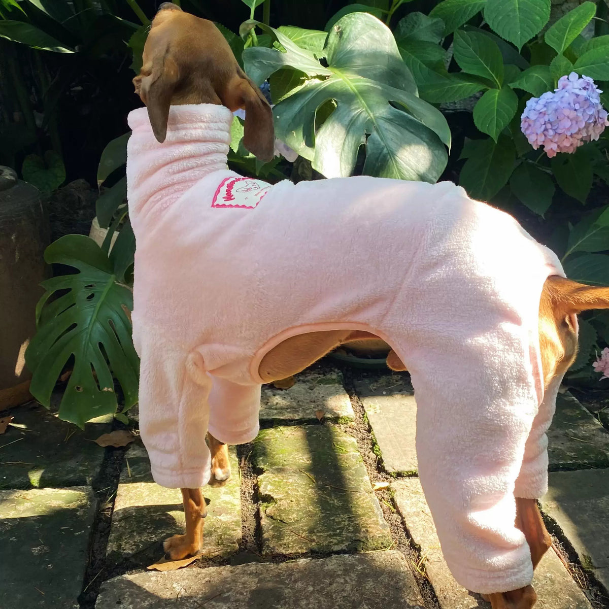Fleece Dog Sweaters Jumpsuit for Sighthound