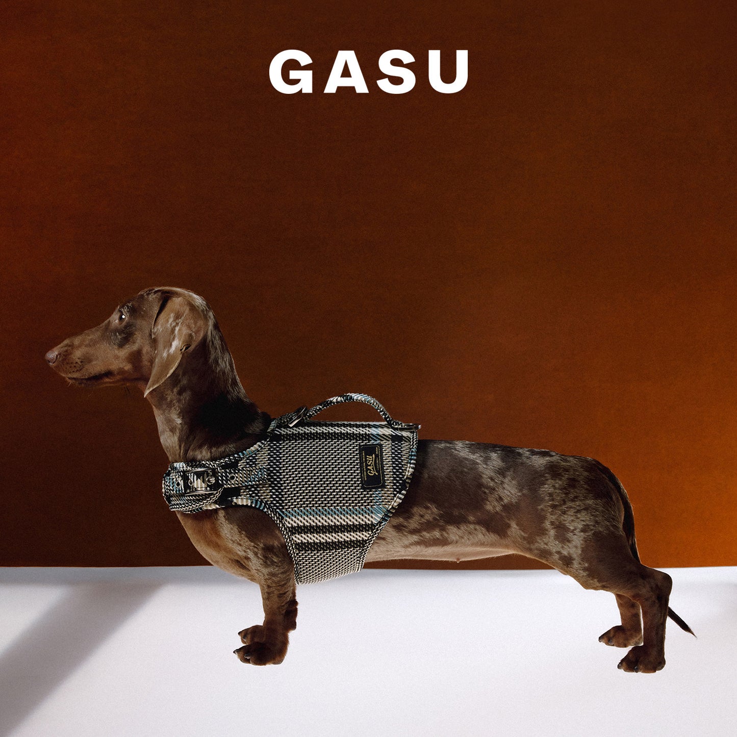 GASU Variété Italian Fabric Adjustable Dog Harness