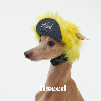 Plush Pet Hat With Buckle