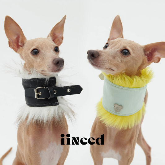 Plush Pet Neck Collar with Buckle