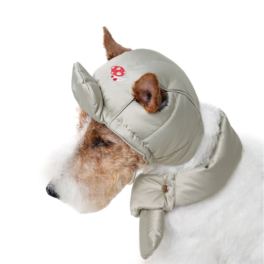 Embroidered Dog Winter Hat & Scarf Set