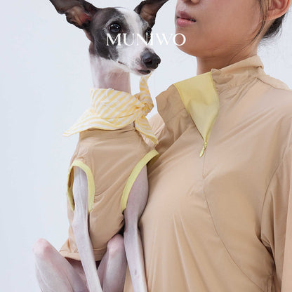 UPF 50+ Cooling Dog Vest Matching Set
