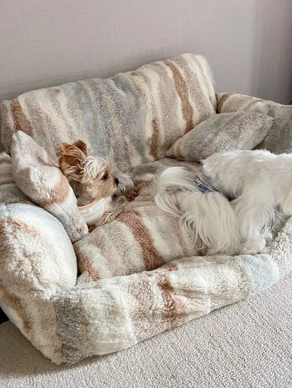 Clásica cama de sofá para mascotas Lazy