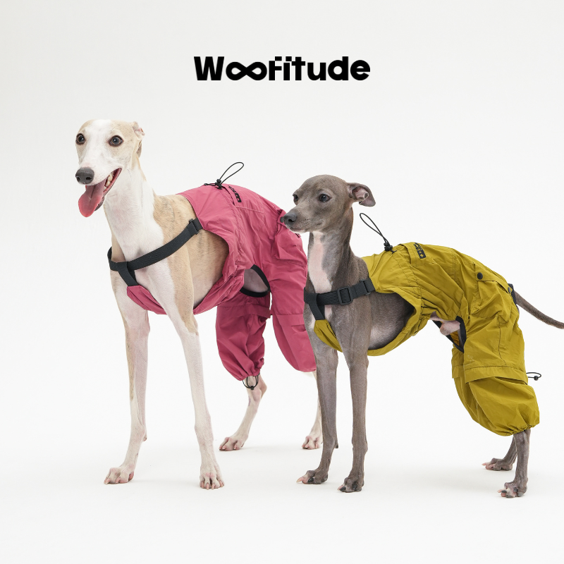 Woofitude Wrinkle Cargo Overalls for Sighthounds