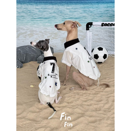Retro Soccer Dog Shirt Jersey