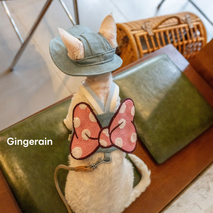 GINGERAIN Sailor Moon Denim Harness with Leash