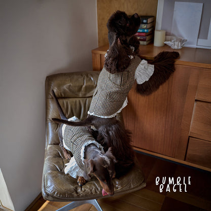 BumbleBagel Harry Estate Fall Wool Dog Vests