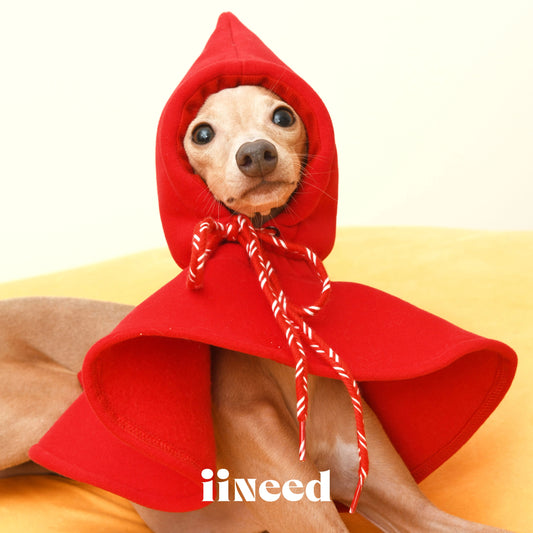 Cute Red Cape Cosplay Hat for Dogs & Cats