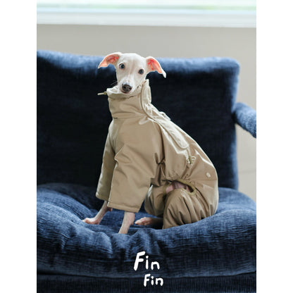 Waterproof Quilted Warm Four-Legged Dog Coat