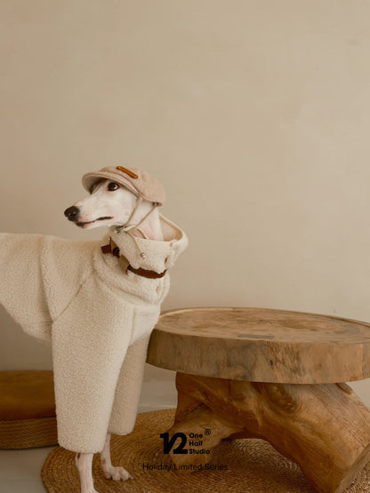 Shearling fleece four-leg dog onesie photo 2