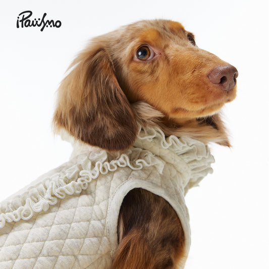 iPawsmo Diamond Quilted Puffer Vest for Dachshunds