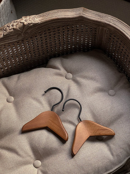 OU Solid Beech Wood Pet Hanger – Mini Wooden Hanger