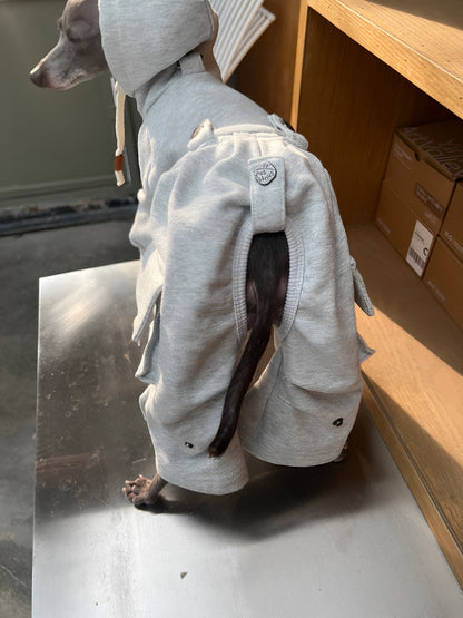 Detachable Dog Hoodie and Pants Set