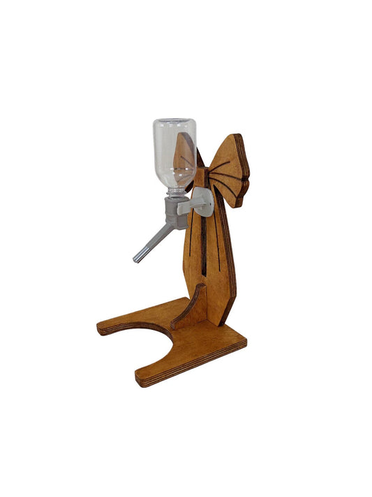 OU Solid Wood Upright Pet Water Dispenser