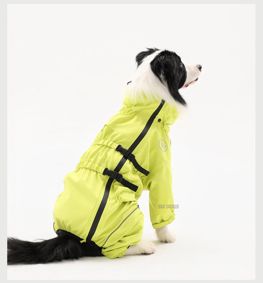 Waterproof Dog Raincoat Jumpsuit