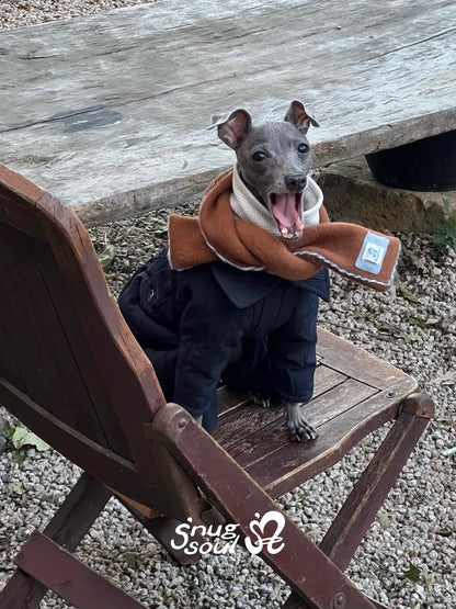 Detachable Quilted Dog Jacket and Pants Set
