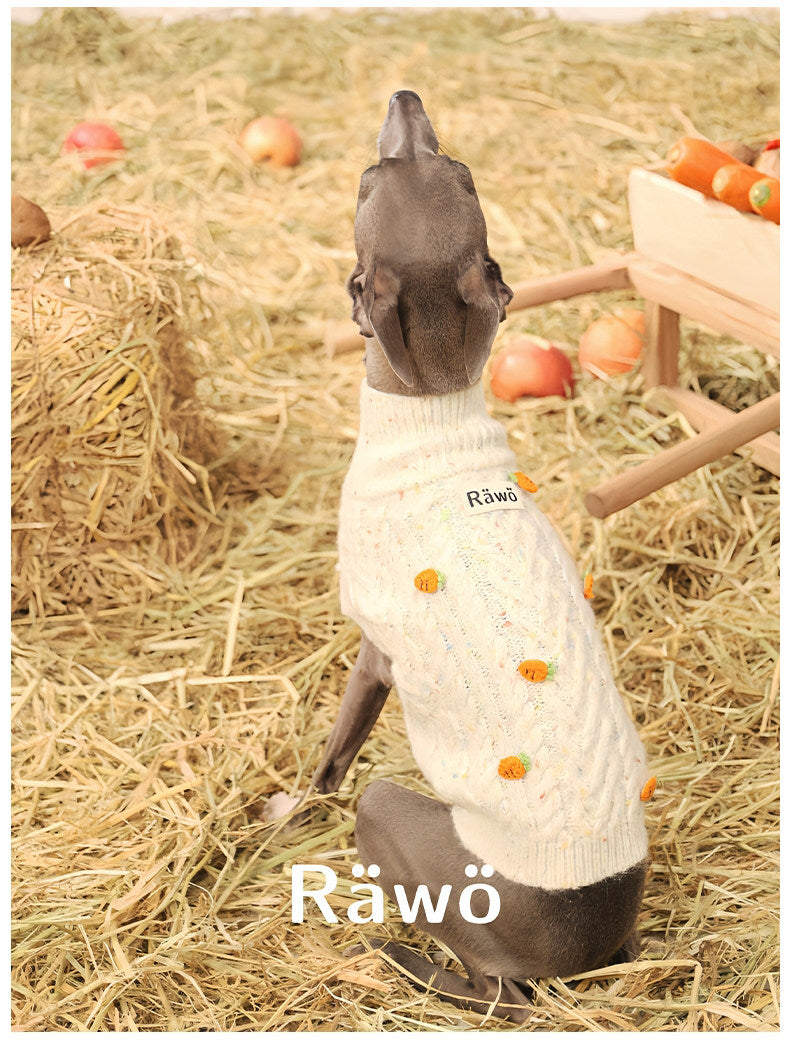 Handmade Wool Dog Sweaters Vest for Christmas New Year