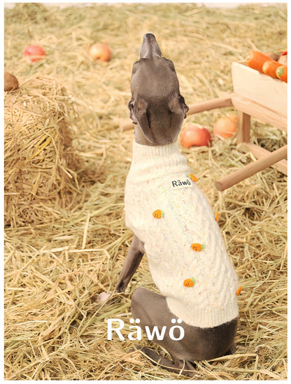 Handmade Wool Dog Sweaters Vest for Christmas New Year