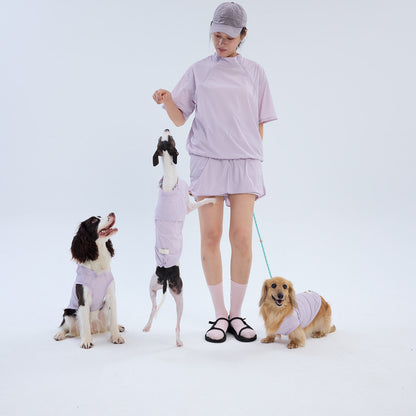 UPF 50+ Cooling Dog Vest Matching Set
