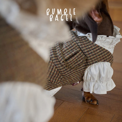 BumbleBagel Harry Estate Fall Wool Dog Vests