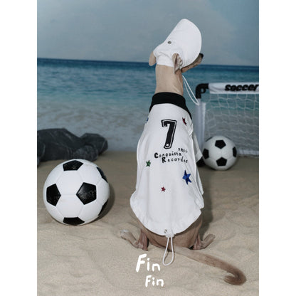 Retro Soccer Dog Shirt Jersey
