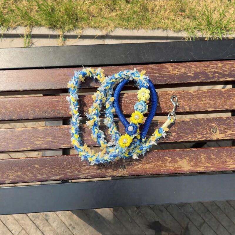 Handmade Cotton Rope Dog Leash