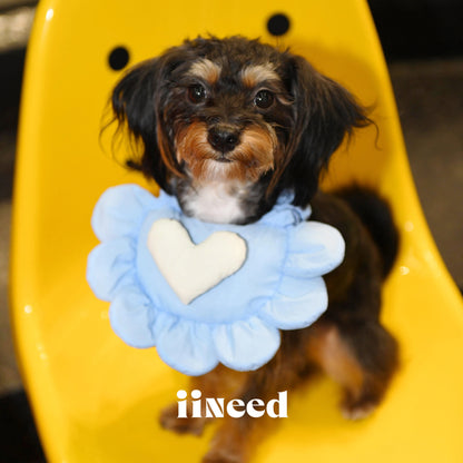 Padded Heart Pet Bib