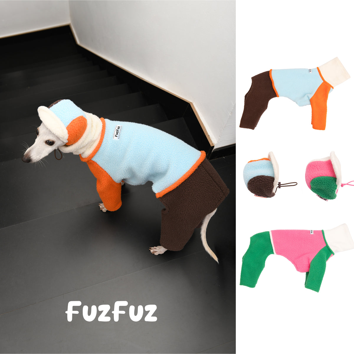 Polar Fleece Thick Dog Base Layer Jumpsuit