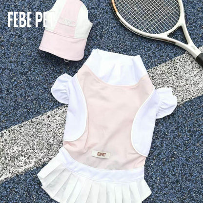 FEBE PET Summer Tennis Skirt for Small Dogs