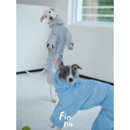 Reversible Dog Water Repellent Four-Legged Jacket