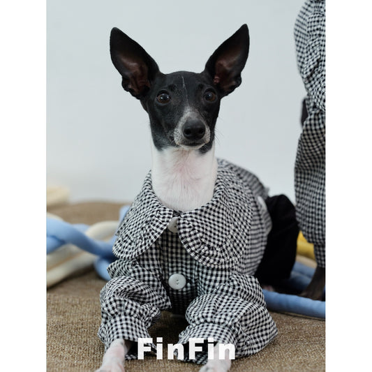 Linen Peter Pan Collar Pet Shirt