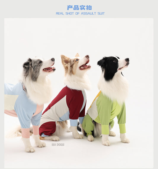 Lightweight Waterproof Dog Raincoat Jumpsuit