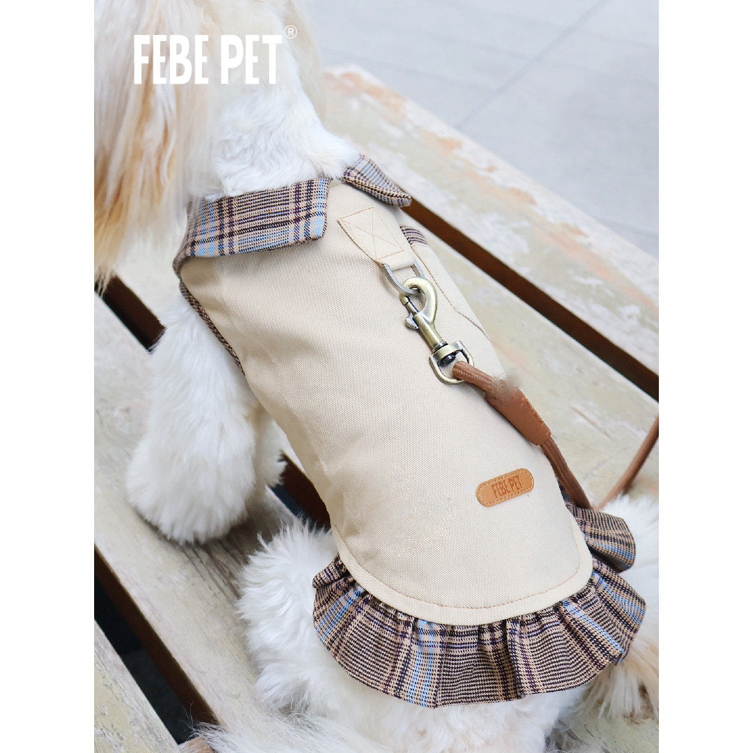 FEBE PET British Academy Skirt for Small Dogs