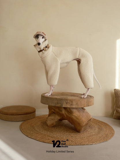 Shearling fleece four-leg dog onesie photo 3