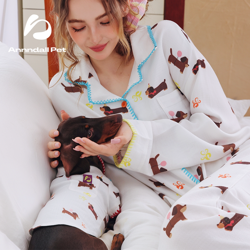 andall Cotton Human-Pet Matching Pajamas