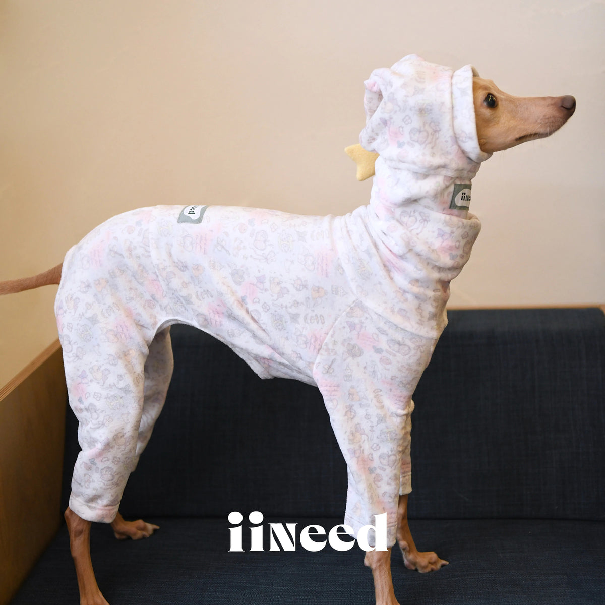 Dog Pajama Base Layer with Optional Hat