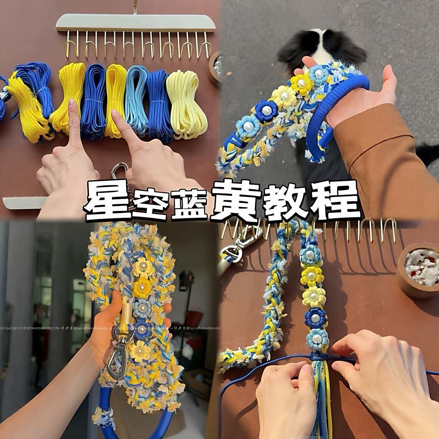 Handmade Cotton Rope Dog Leash