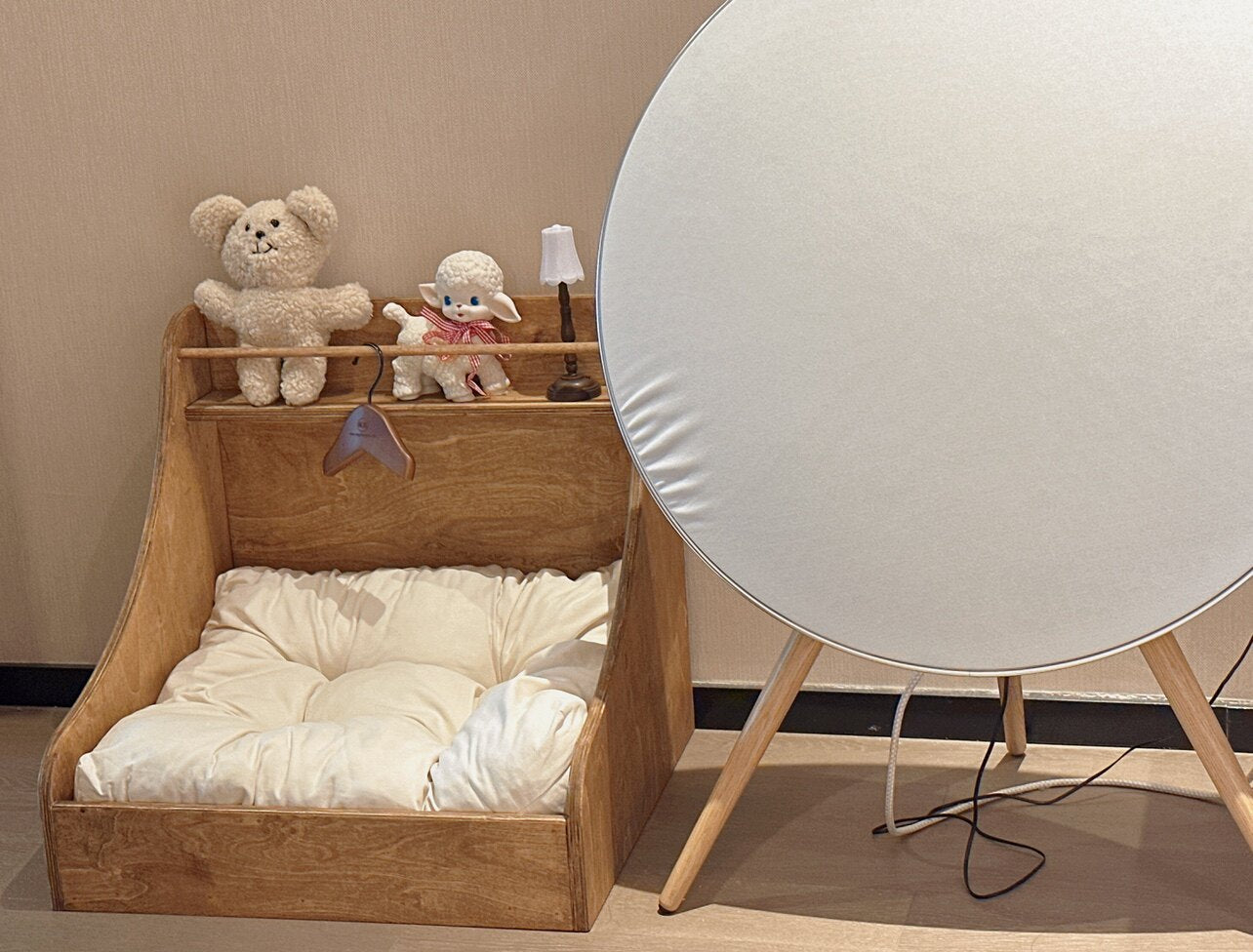 Danish Solid Wood Pet Bed