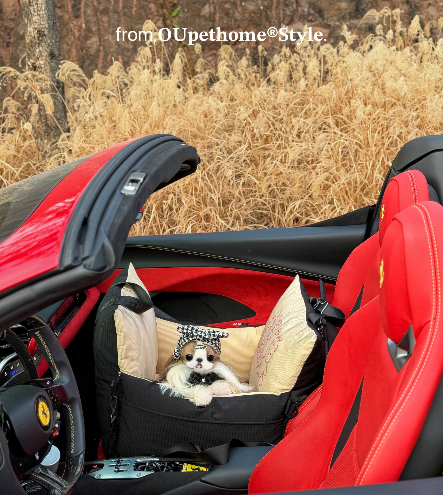 Pet Car Seat Multi-Use Bed