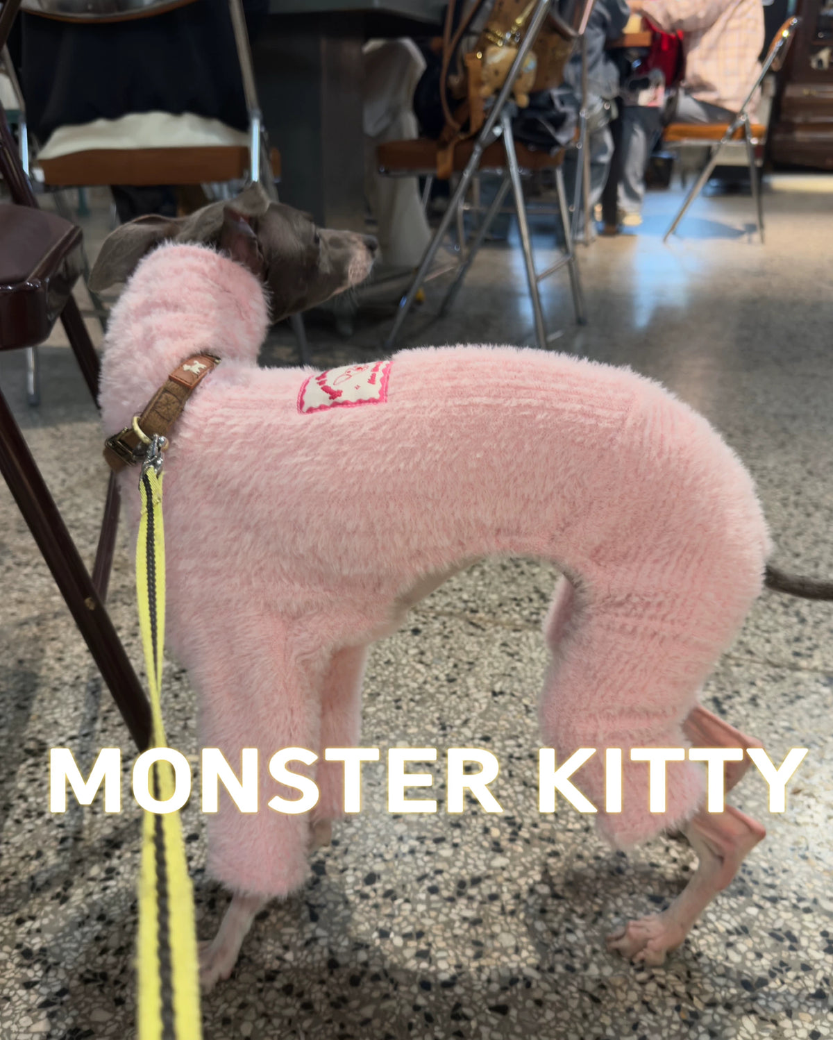 Pink Fleece Dog Sweaters Jumpsuit