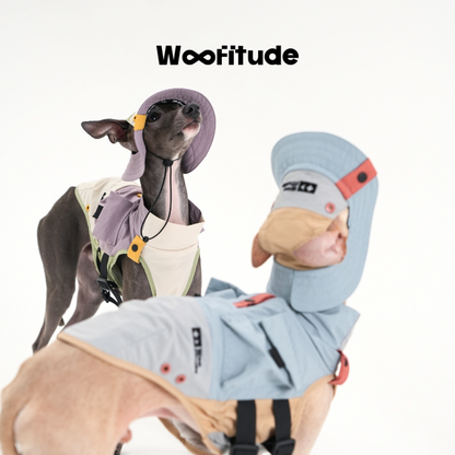 Nylon Dog Bucket Hat